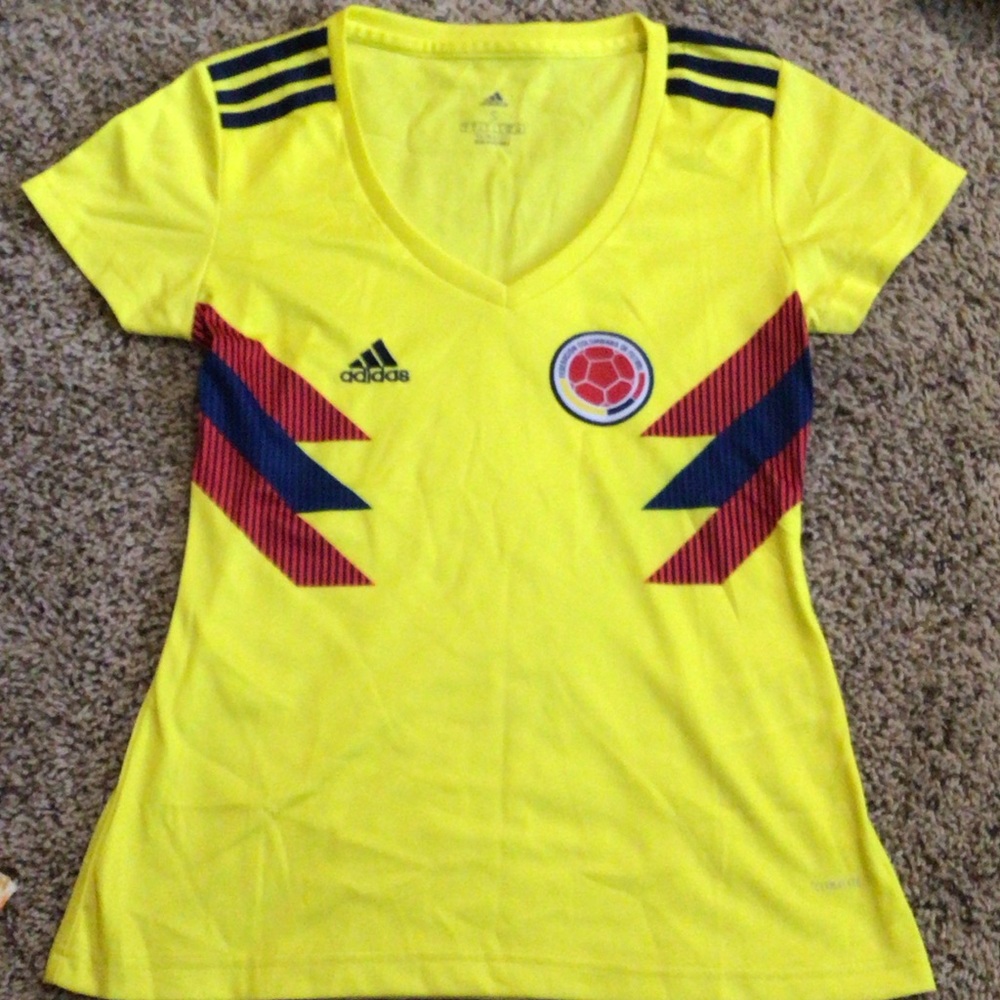 Adidas Women's Yellow Columbia Jersey